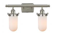 Innovations Lighting 516-2W-SN-CE231-W-LED - Kingsbury - 2 Light - 14 inch - Brushed Satin Nickel - Bath Vanity Light