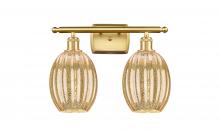 Innovations Lighting 516-2W-SN-G459-6ME - Preston Bulb - 2 Light - 16 inch - Brushed Satin Nickel - Bath Vanity Light
