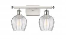 Innovations Lighting 516-2W-WPC-G462-6-LED - Norfolk - 2 Light - 16 inch - White Polished Chrome - Bath Vanity Light