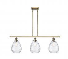 Innovations Lighting 516-3I-AB-G372-LED - Waverly - 3 Light - 36 inch - Antique Brass - Cord hung - Island Light