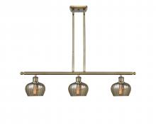 Innovations Lighting 516-3I-AB-G96 - Fenton - 3 Light - 36 inch - Antique Brass - Stem Hung - Island Light