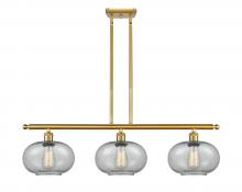 Innovations Lighting 516-3I-SG-G247-LED - Gorham - 3 Light - 36 inch - Satin Gold - Cord hung - Island Light