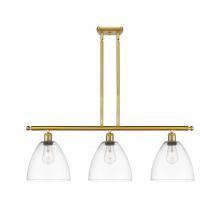 Innovations Lighting 516-3I-SG-GBD-92-LED - Bristol - 3 Light - 36 inch - Satin Gold - Cord hung - Island Light