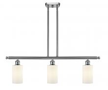 Innovations Lighting 516-3I-SN-G801-LED - Clymer - 3 Light - 36 inch - Brushed Satin Nickel - Cord hung - Island Light