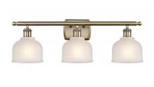 Innovations Lighting 516-3W-AB-G411-LED - Dayton - 3 Light - 26 inch - Antique Brass - Bath Vanity Light