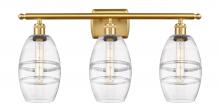 Innovations Lighting 516-3W-SG-G557-6CL - Vaz - 3 Light - 26 inch - Satin Gold - Bath Vanity Light