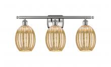 Innovations Lighting 516-3W-SN-G459-6ME - Preston Bulb - 3 Light - 26 inch - Brushed Satin Nickel - Bath Vanity Light