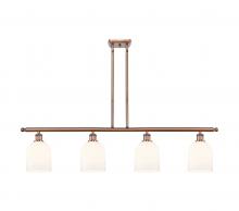 Innovations Lighting 516-4I-AC-G558-6GWH - Bella - 4 Light - 48 inch - Antique Copper - Cord hung - Island Light