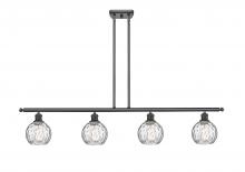 Innovations Lighting 516-4I-OB-G1215-6 - Athens Water Glass - 4 Light - 48 inch - Oil Rubbed Bronze - Cord hung - Island Light