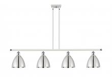 Innovations Lighting 516-4I-WPC-MBD-75-PC-LED - Bristol - 4 Light - 48 inch - White Polished Chrome - Cord hung - Island Light