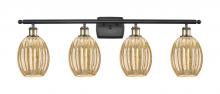 Innovations Lighting 516-4W-BAB-G459-6ME - Preston Bulb - 4 Light - 36 inch - Black Antique Brass - Bath Vanity Light