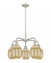 Innovations Lighting 516-5CR-SN-G459-6ME - Preston Bulb - 5 Light - 25 inch - Satin Nickel - Stem hung - Chandelier