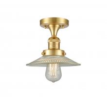 Innovations Lighting 517-1CH-SG-G2-LED - Halophane - 1 Light - 9 inch - Satin Gold - Semi-Flush Mount