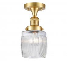 Innovations Lighting 517-1CH-SG-G302-LED - Colton - 1 Light - 6 inch - Satin Gold - Semi-Flush Mount