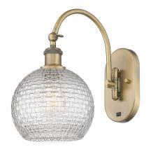 Innovations Lighting 518-1W-BB-G122C-8CL - Athens - 1 Light - 8 inch - Brushed Brass - Sconce