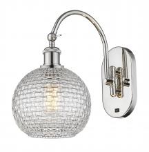 Innovations Lighting 518-1W-PN-G122C-8CL - Athens - 1 Light - 8 inch - Polished Nickel - Sconce