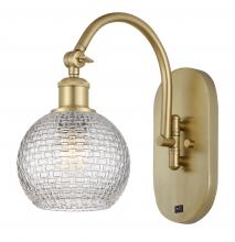 Innovations Lighting 518-1W-SG-G122C-6CL - Athens - 1 Light - 6 inch - Satin Gold - Sconce