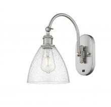 Innovations Lighting 518-1W-SN-GBD-754-LED - Bristol - 1 Light - 8 inch - Brushed Satin Nickel - Sconce