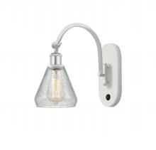 Innovations Lighting 518-1W-WPC-G275-LED - Conesus - 1 Light - 6 inch - White Polished Chrome - Sconce