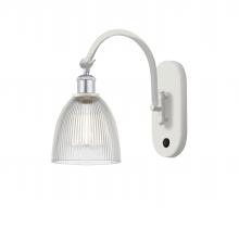 Innovations Lighting 518-1W-WPC-G382-LED - Castile - 1 Light - 6 inch - White Polished Chrome - Adjustable Swing Arm
