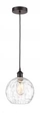 Innovations Lighting 616-1P-OB-G1215-8 - Athens Water Glass - 1 Light - 8 inch - Oil Rubbed Bronze - Cord hung - Mini Pendant