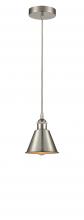 Innovations Lighting 616-1P-SN-M8-SN - Edison - 1 Light - 7 inch - Satin Nickel - Mini Pendant