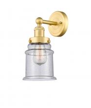 Innovations Lighting 616-1W-SG-G184 - Canton - 1 Light - 6 inch - Satin Gold - Sconce