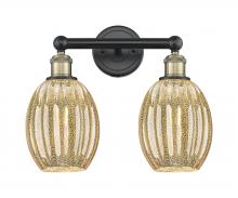 Innovations Lighting 616-2W-BAB-G459-6ME - Preston Bulb - 2 Light - 15 inch - Black Antique Brass - Bath Vanity Light