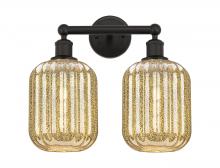 Innovations Lighting 616-2W-OB-G460-7ME - Preston Cylinder - 2 Light - 16 inch - Oil Rubbed Bronze - Bath Vanity Light