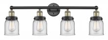 Innovations Lighting 616-4W-BAB-G52 - Bell - 4 Light - 32 inch - Black Antique Brass - Bath Vanity Light