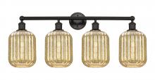 Innovations Lighting 616-4W-OB-G460-7ME - Preston Cylinder - 4 Light - 34 inch - Oil Rubbed Bronze - Bath Vanity Light