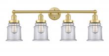 Innovations Lighting 616-4W-SG-G182 - Canton - 4 Light - 33 inch - Satin Gold - Bath Vanity Light