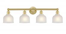 Innovations Lighting 616-4W-SG-G411 - Dayton - 4 Light - 33 inch - Satin Gold - Bath Vanity Light