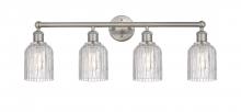 Innovations Lighting 616-4W-SN-G559-5CL - Bridal Veil - 4 Light - 32 inch - Brushed Satin Nickel - Bath Vanity Light