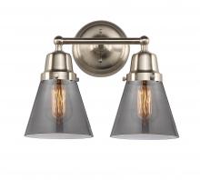 Innovations Lighting 623-2W-SN-G63 - Cone - 2 Light - 14 inch - Brushed Satin Nickel - Bath Vanity Light