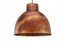 Innovations Lighting 650-1P-BC-16-LED - Charita - 1 Light - 16 inch - Burnt Copper - Cord hung - Pendant