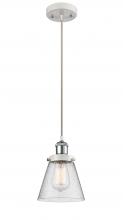 Innovations Lighting 916-1P-WPC-G64-LED - Cone - 1 Light - 6 inch - White Polished Chrome - Cord hung - Mini Pendant