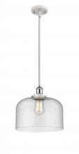 Innovations Lighting 916-1S-WPC-G74-L - Bell - 1 Light - 12 inch - White Polished Chrome - Mini Pendant