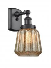 Innovations Lighting 916-1W-BK-G146 - Chatham - 1 Light - 6 inch - Matte Black - Sconce