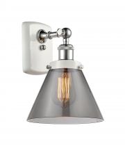 Innovations Lighting 916-1W-WPC-G43-LED - Cone - 1 Light - 8 inch - White Polished Chrome - Sconce