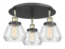 Innovations Lighting 916-3C-BAB-G172 - Fulton - 3 Light - 19 inch - Black Antique Brass - Flush Mount