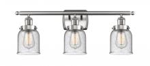 Innovations Lighting 916-3W-SN-G54-LED - Bell - 3 Light - 26 inch - Brushed Satin Nickel - Bath Vanity Light