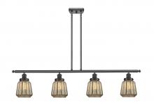 Innovations Lighting 916-4I-BK-G146 - Chatham - 4 Light - 48 inch - Matte Black - Stem Hung - Island Light