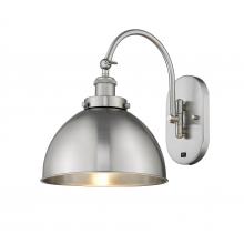 Innovations Lighting 918-1W-SN-MFD-10-SN-LED - Ballston Urban - 1 Light - 10 inch - Brushed Satin Nickel - Sconce