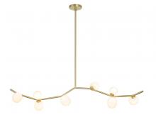 Avenue Lighting HF4808-WHT - Hampton Collection Eight Light Chandelier