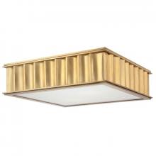 Hudson Valley 932-AGB - 3 LIGHT FLUSH MOUNT