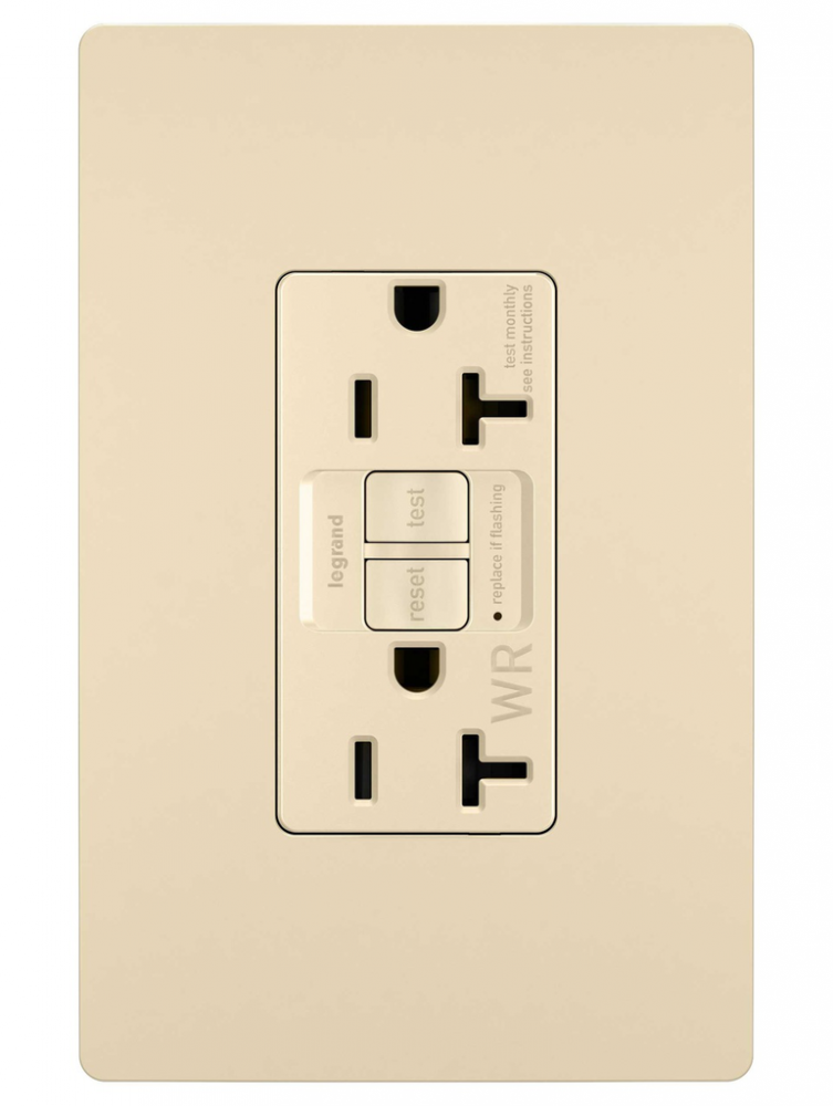 radiant? 20A Tamper-Resistant Outdoor Self-Test GFCI Outlet (NAFTA-Compliant)