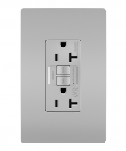 Legrand Radiant 2097TRWRGRYCCD4 - radiant? Spec Grade 20A Weather Resistant Self Test GFCI Receptacle, Gray (4 pack)