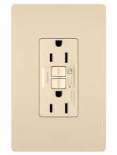 Legrand Radiant 1597TRAICCD4 - radiant? 15A Tamper Resistant Self Test GFCI Outlet with Audible Alarm, Ivory (4 pack)