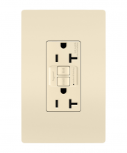 Legrand Radiant 2097TRLACCD4 - radiant? Spec Grade 20A Tamper Resistant Self Test GFCI Receptacle, Light Almond (4 pack)